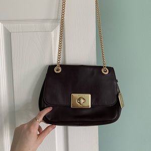 Burgundy Coach Crossbody